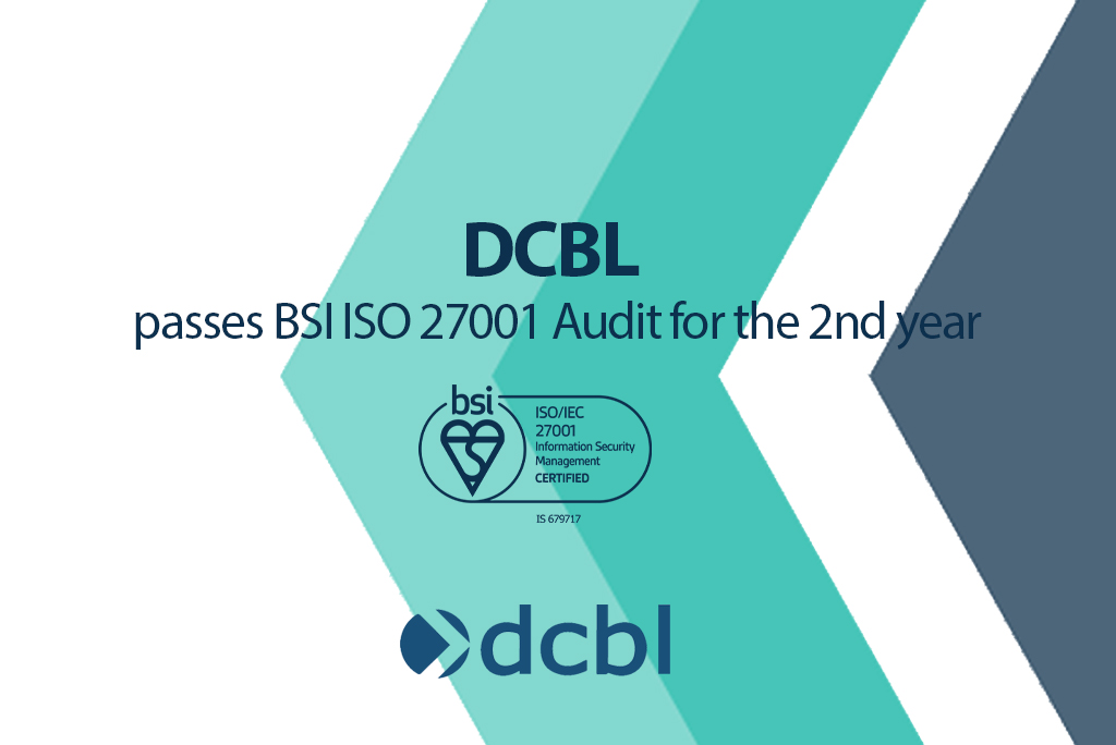 DCBL achieves ISO 27001 accreditation