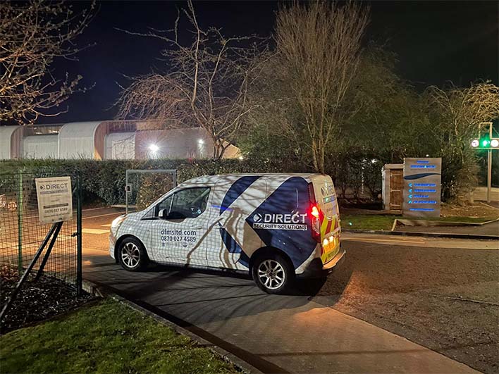 DCBL van at night