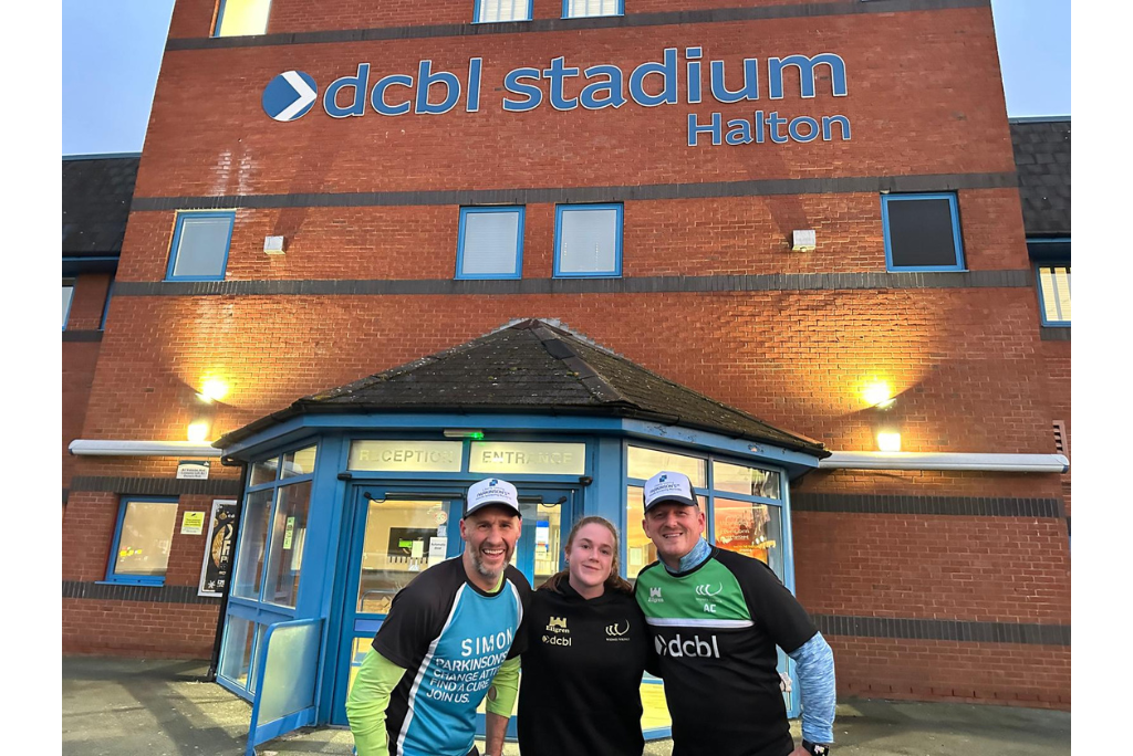 Simon, Hannah & Allan outside DCBL Stadium