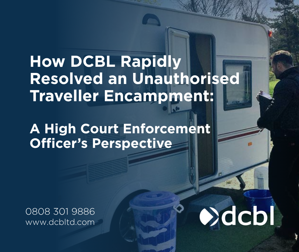 DCBL agent removing traveller from private property